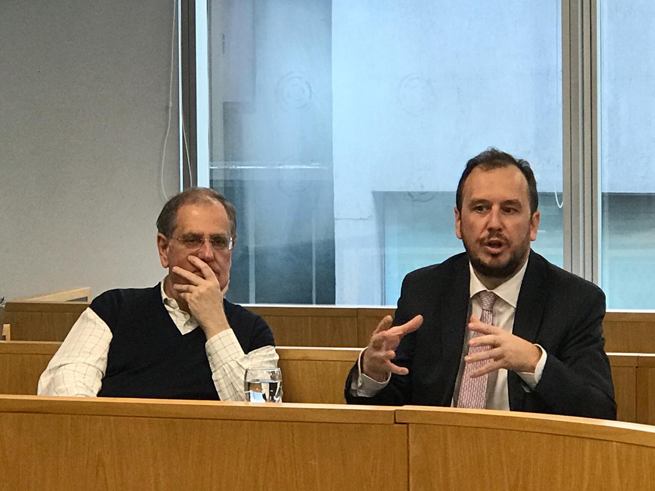 Matteo Goretti de Nueva Comunicación y Esteban Bicarelli de BL Asuntos Públicos
